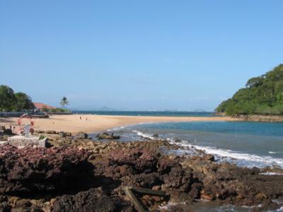 Strand der Isla Taboga